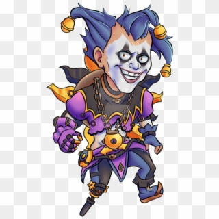 Commisson Skinned By - Junkrat Jester Skin Png Clipart