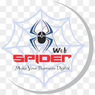Make Your Business Digital With Spiderweb - Emblem Clipart
