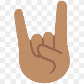 Hand Emojis Png - Sign Of The Horns Emoji Png Clipart