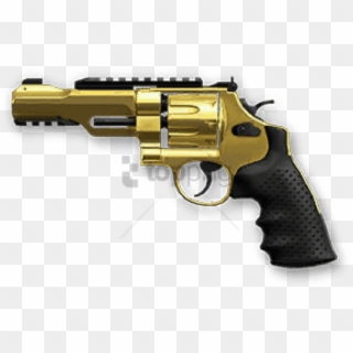 Free Png Gold Revolver Png Png Image With Transparent - Firearm Clipart