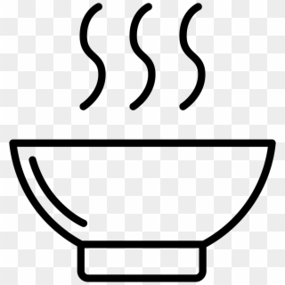Soup - Bowl Of Soup Drawing Clipart