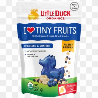 The Fruits Are Diced And Water Is Freeze Zapped Out - Little Duck Organics Tiny Fruits Clipart