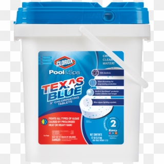 Clorox Pool&spa Texas Blue 3" Chlorinating Tablets - Plastic Clipart