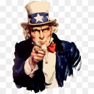 America Uncle Sam Impersonation Png Image - Uncle Sam Png Clipart