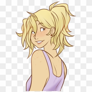 So I Finished That Freckle Mercy Sketch Because I Love - Mercy Freckle On Back Clipart