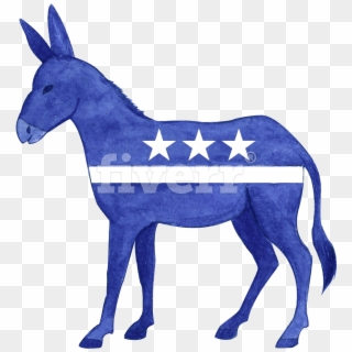 Democratic Donkey , Png Download - Picto Ane Clipart