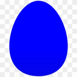 Yellow Egg - Blue - Circle Png Image Blue Clipart