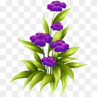 Fleurs,tube,flowers,png Transparent Flowers, Purple - Tubes Flower Png Clipart