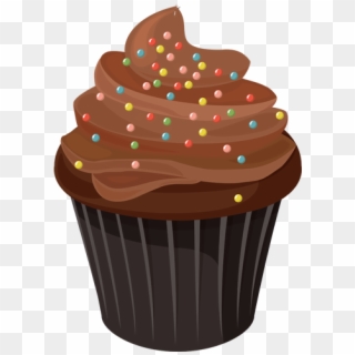 Chocolate Sprinkles - Cupcake Clipart