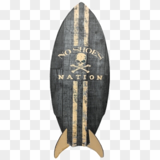 Kenny Chesney Black No Shoes Nation Wooden Surfboard - Longboard Clipart