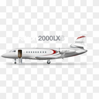 Falcon Jet Family - Falcon 2000 Plan Clipart