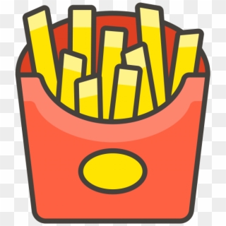 French Fries Emoji Icon - Emojis De Papas Fritas Clipart