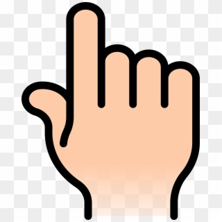 Hand Right Point Upwards Finger Png Image - Finger Pointing Up Clipart Transparent Png