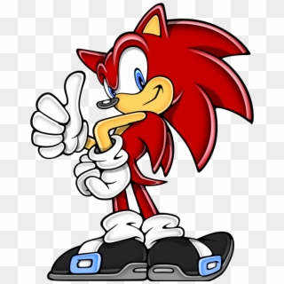 Red Sonic The Hedgehog Photo Advance Sonic-1 - Sonic Advance Png Clipart
