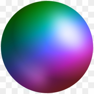 Sphere Crystal Ball Computer Icons Rainbow - Rainbow Sphere Png Clipart