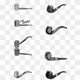 Aren't These Pipe Images Great This Is A Digital Collage - Old Pipe Clip Art - Png Download