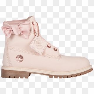 Timberland 6" Premium Waterproof Boots - Pink Timberlands With Bow Clipart