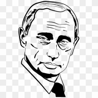Russia Drawing Clipart - Putin Clipart - Png Download