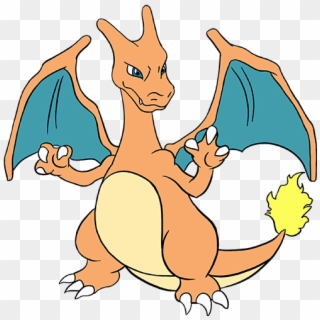 How To Draw Charizard Step - Drawing Charizard Clipart