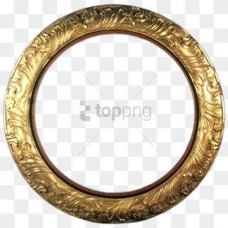 Free Png Gold Circle Frame Png Png Image With Transparent - Round Token Frame Clipart