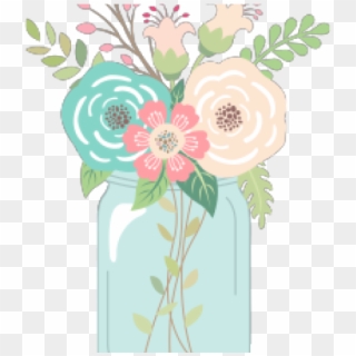 Mason Jar Clipart Transparent Png - Mason Jar With Daisies In It Clipart