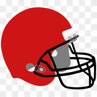 Red Football Helmet Clipart - Png Download