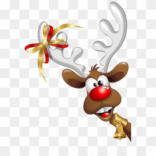Guitar Nht Cho Ng T - Christmas Reindeer Png Transparent Clipart