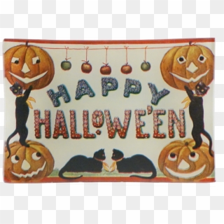 Happy Halloween Old Fashioned Clipart
