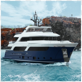 Acciaio Encloses All The Features Of The Cdm Production - Luxury Yacht Clipart