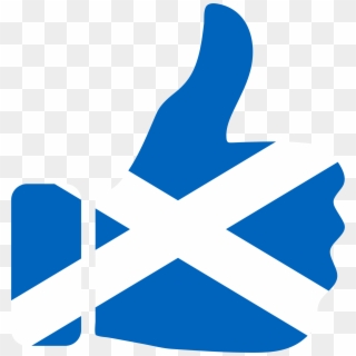 This Free Icons Png Design Of Thumbs Up Scotland - Scotland Flag Thumbs Up Clipart