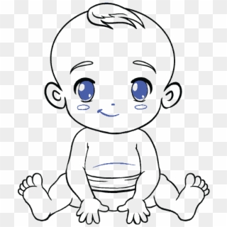 Cute Baby Easy Drawing Clipart