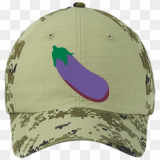 Eggplant Emoji C926 Port Authority Colorblock Digital - Dunlop Katoen Twill Pet 58 Cm - Wit - One Size Clipart