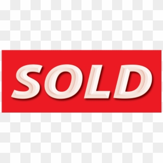 Sold Sign Transparent - Red Sold Sign Clipart