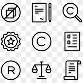 Copyright - Museum Icons Clipart
