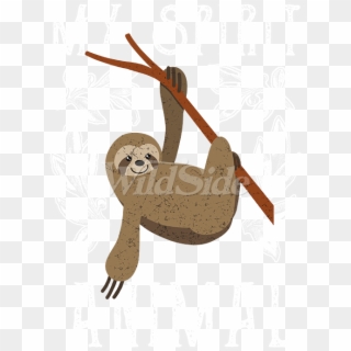 My Spirit Animal Sloth - Three-toed Sloth Clipart