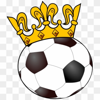 Soccer Ball With Crown Clip Art At Clkercom Vector - Soccer Ball Clip Art - Png Download