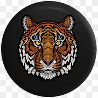 Tiger Stripes Png - Tiger Ornate Clipart
