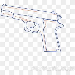 How To Draw - Handgun Clipart