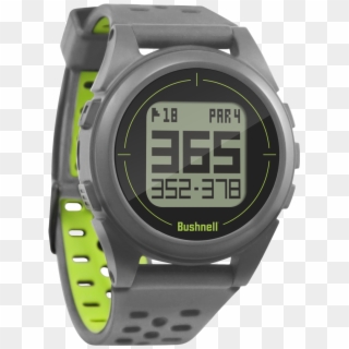 Bushnell Golf Ion 2 Gps Watch In Gray/green On Black - Bushnell Neo-ion Gps Watch Clipart