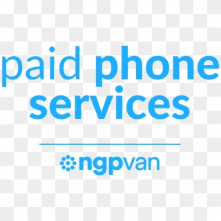 Paid Phone Services By Ngp Van Logo - Electric Blue Clipart