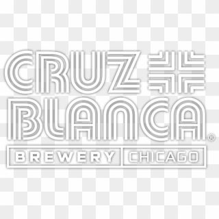 Cruz Blanca Brewery - Calligraphy Clipart