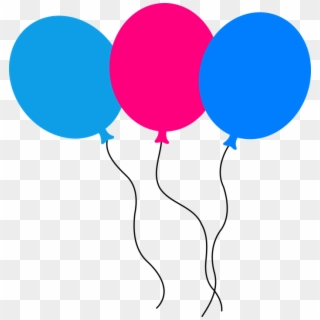 Globos Png Vector - Birthday Balloons Animated Transparent Clipart