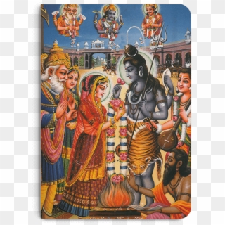 Dailyobjects Indian Mythology Shiv Parvati Wedding - Shiv Parvati Vivah Clipart
