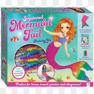 Sequinned Mermaid Tail Activity Kit - Mermaid Tails Blanket Nz Clipart