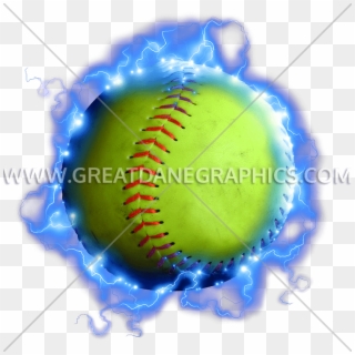 Lightning Softball Clipart