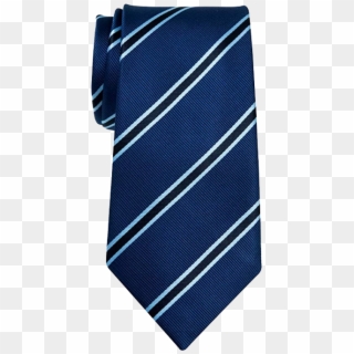 British-striped Navy Blue Tie By Retreez - Necktie Clipart