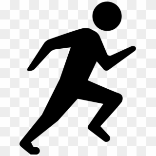 Person Running Png - Transparent Background Running Man Icon Clipart
