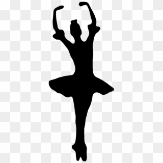 Ballet Dancers Woman Silhouettes Png Image - Cardboard Cutout Ballerina Clipart