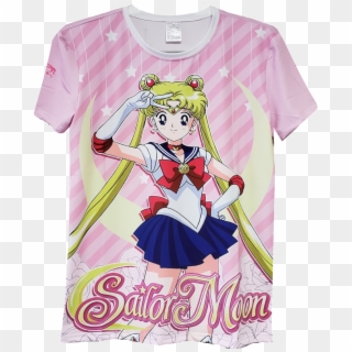 T-shirt Sailor Moon Pink - Sailor Moon Season 2 Clipart