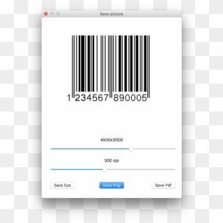 Save The Bar Code As Vector Picture At Size Up To 7500x5000, - Barcode Clipart